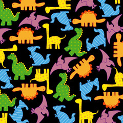 dinosaurs seamless pattern