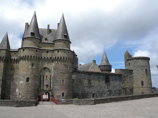 Der Eingang zur Burg Vitré