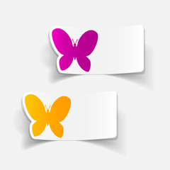 realistic design element: butterfly