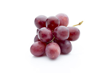 Grape on the white background. Fresh  berry.