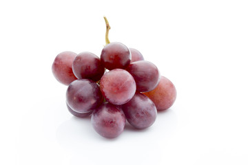 Grape on the white background. Fresh  berry.