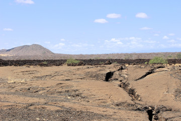 Vulkanlandschaft im Tsavo West Nationalpark © luja_104