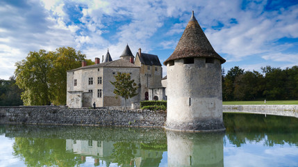 Fototapeta na wymiar Château de la Brède, Gironde, France