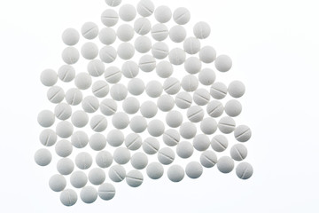 Weiße Tabletten