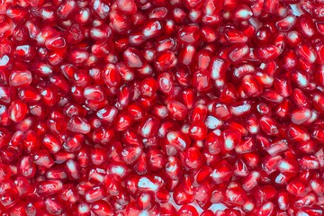 Pomegranate seeds for food texture and background