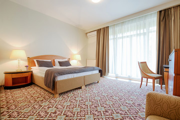 Interior of a classic styled apartment  - bedroom