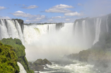 Close to Devil's Throat at Iguazu Falls,  Brazil