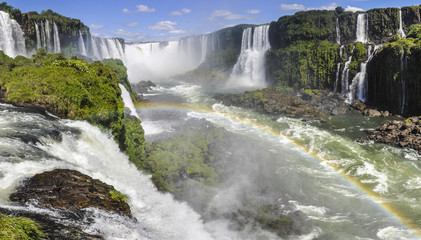 The power of Devil's Throat at Iguazu Falls,  Brazil