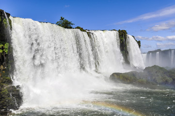 On top of Devil's Throat at Iguazu Falls,  Brazil