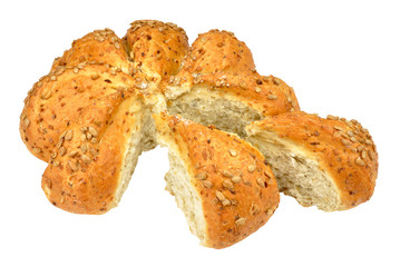 Sunflower Seed Covered Bread Loaf