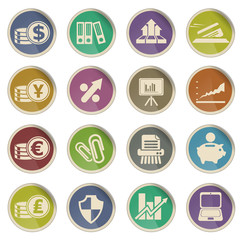 Business and Finance Web Icons