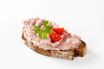 bread and ham spread