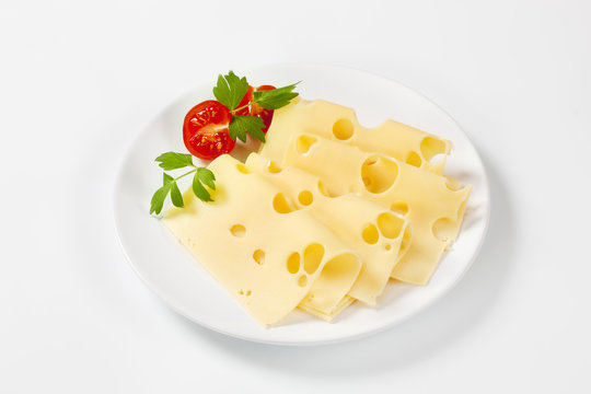slices of Swiss cheese