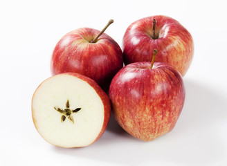 red apples