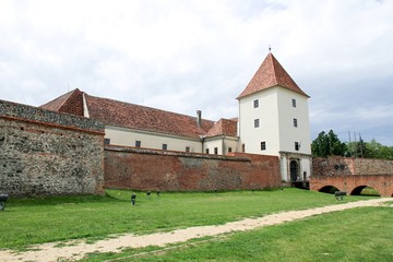 Fototapeta na wymiar Medieval castle in Sarvar 
