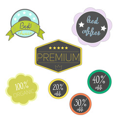 Special label vector illustration