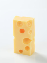 piece of Emmentaler cheese