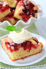 raspberry sponge cake