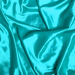 Smooth elegant turquoise silk background