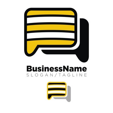 Honey Bee logo icon Vector