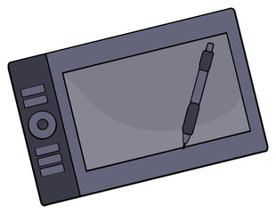 Hand drawn graphic tablet