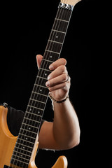 Fototapeta premium Guitar hero playing