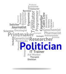 Politician Job Represents Member Of Parliament And Career