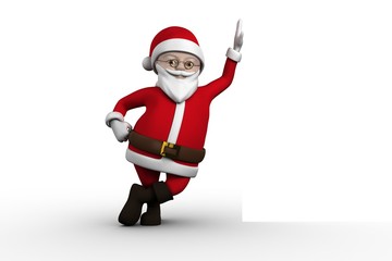 Cute cartoon santa claus