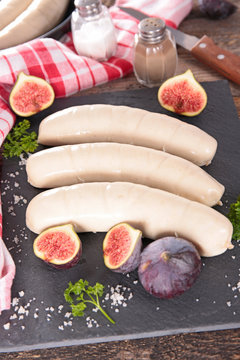 White Pudding And Fresh Fig