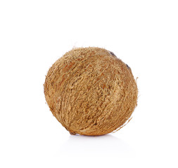Coconut isolated on white background