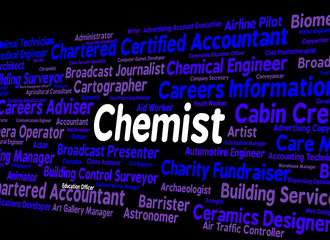 Chemist Job Means Work Employment And Hiring