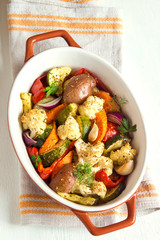 oven baked vegetables