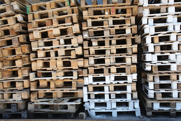 wooden pallets