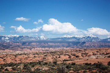 Petrified Dunes Viewpoint in the Arches National Park, Utah 