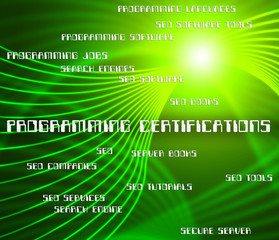 Programming Certifications Indicates Software Design And Achieve