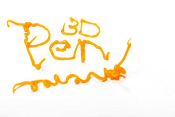 Drawings made with a 3d-pen.

