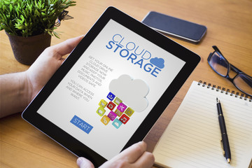 desktop tablet cloud storage