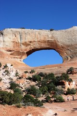 Skyline Arch at the Arches National Park in Moab, Utah