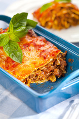 Frischgemachte Lasagne 
