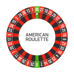 American roulette wheel