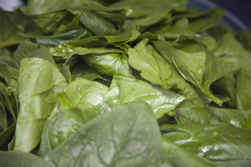 Fresh spinach.
