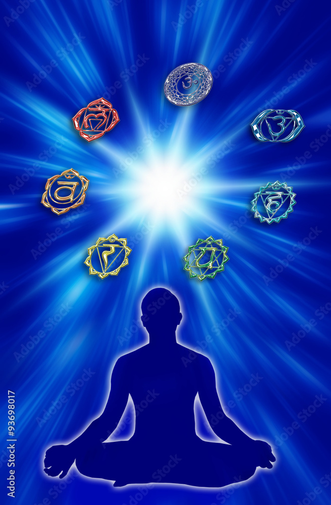 Canvas Prints chakra circle