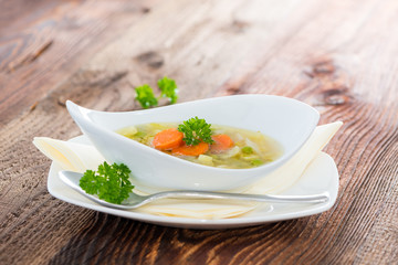 Gemüsesuppe