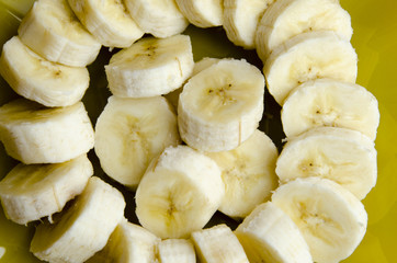 Slices of banana