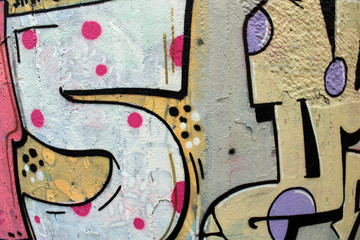 Street Art Graffiti spray painted on wall © hopre