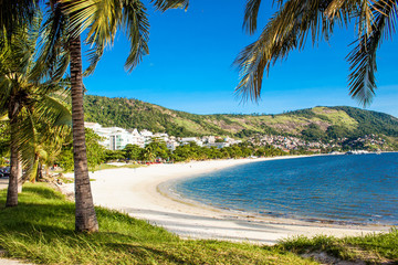 Charitas beach in Niteroi, Rio de Janeiro state, Brazi