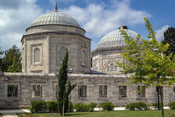 Fototapeta na wymiar The mausoleum of Suleyman, Istanbul