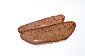 Landbrot in Scheiben geschnitten