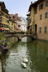 Canal at Annecy in France