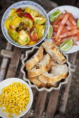 Small brunch on the terrace